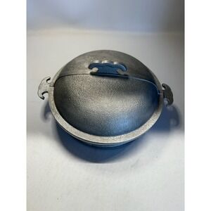 Vintage Guardian Service 9.75" Hammered Aluminum Skillet Pan Cookware with Lid